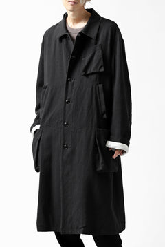 画像をギャラリービューアに読み込む, KLASICA KISTEL WORK COAT / MONOTONE HOUND TOOTH (BLACK)