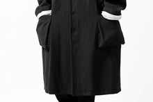 画像をギャラリービューアに読み込む, KLASICA KISTEL WORK COAT / MONOTONE HOUND TOOTH (BLACK)