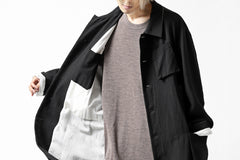 画像をギャラリービューアに読み込む, KLASICA KISTEL WORK COAT / MONOTONE HOUND TOOTH (BLACK)