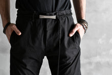 Load image into Gallery viewer, blackcrow high density cotton banana shape trousers (BLACK)