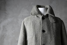 画像をギャラリービューアに読み込む, sus-sous foot guards great coat / W100 Harris melton raised washer (TOP GREY BEIGE)