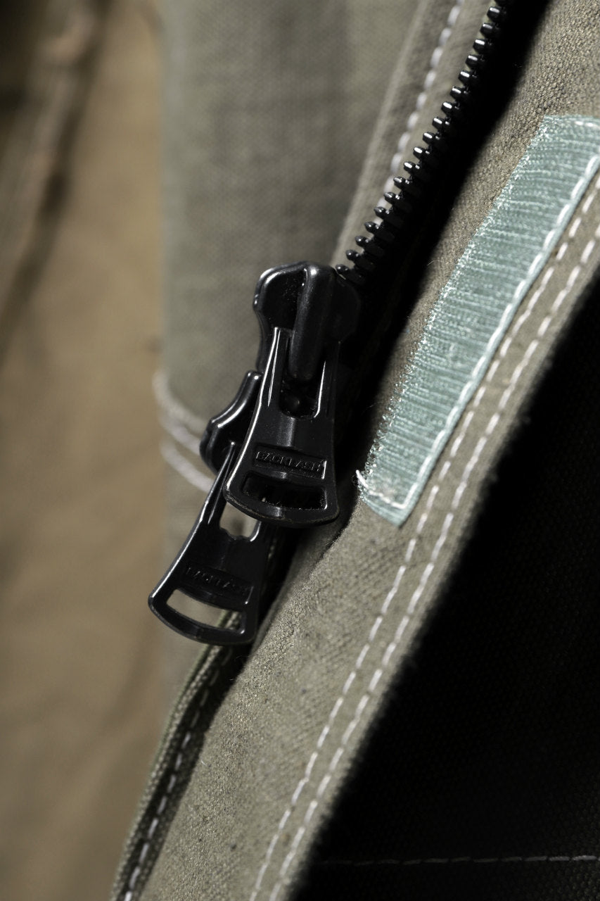 画像をギャラリービューアに読み込む, BACKLASH x LOOM exclusive RECONSTRUCTIVE HOODED JACKET / VINTAGE MILITARY CANVAS