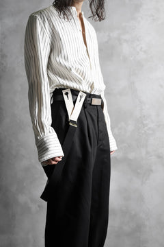画像をギャラリービューアに読み込む, KLASICA SUS UK MARINE SUSPENDER / BELGIUM GEVAERT© RUBBER (BLACK)