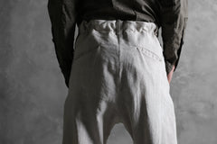 画像をギャラリービューアに読み込む, masnada PANTA BAGGY VAN 6POCKETS / CRUMPLED LINEN COTTON (CHALK)