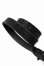Load image into Gallery viewer, ISAMU KATAYAMA BACKLASH PIN-BELT 35mm / DOUBLE-SHOULDER OBJECT DYED (BLACK)