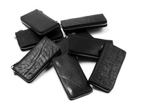 画像をギャラリービューアに読み込む, ISAMU KATAYAMA BACKLASH exclusive ROUND FASTNER WALLET / JAPAN DOUBLE SHOULDER  (OBJECT DYED)