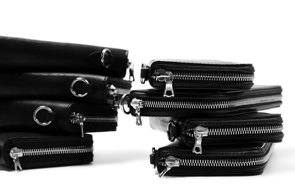 画像をギャラリービューアに読み込む, ISAMU KATAYAMA BACKLASH exclusive ROUND FASTNER WALLET / JAPAN DOUBLE SHOULDER  (OBJECT DYED)