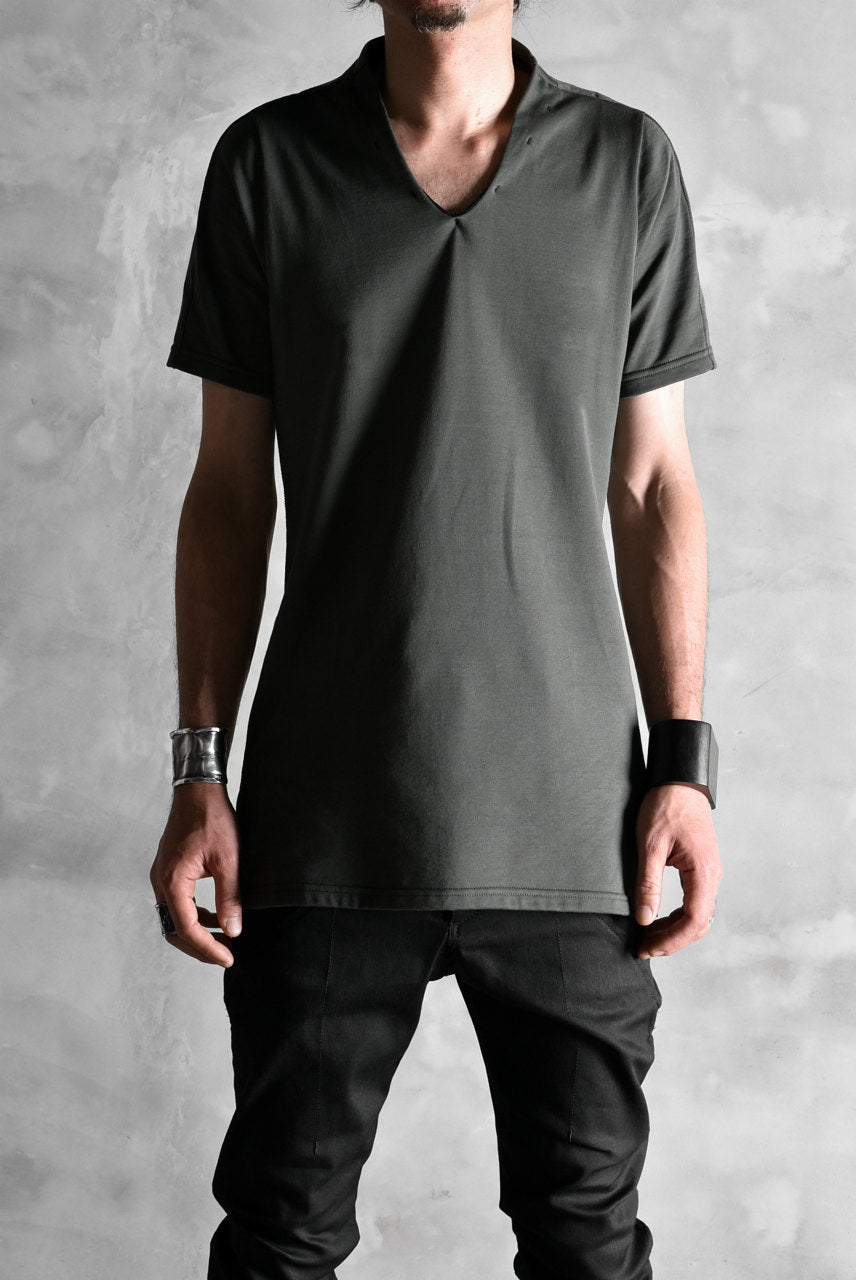 画像をギャラリービューアに読み込む, N/07 Neck Follow Jersey Tops / CORDURA® Fabric (KHAKI)