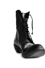 画像をギャラリービューアに読み込む, EVARIST BERTRAN EB5 Laced Back Zip Boots with Up Heel (BLACK)