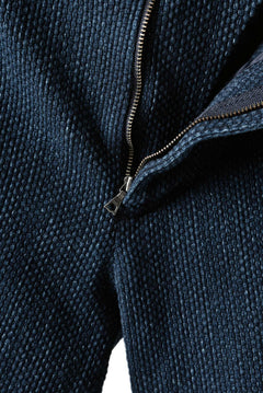画像をギャラリービューアに読み込む, COLINA SASHIKO CURVED TROUSERS (INDIGO)