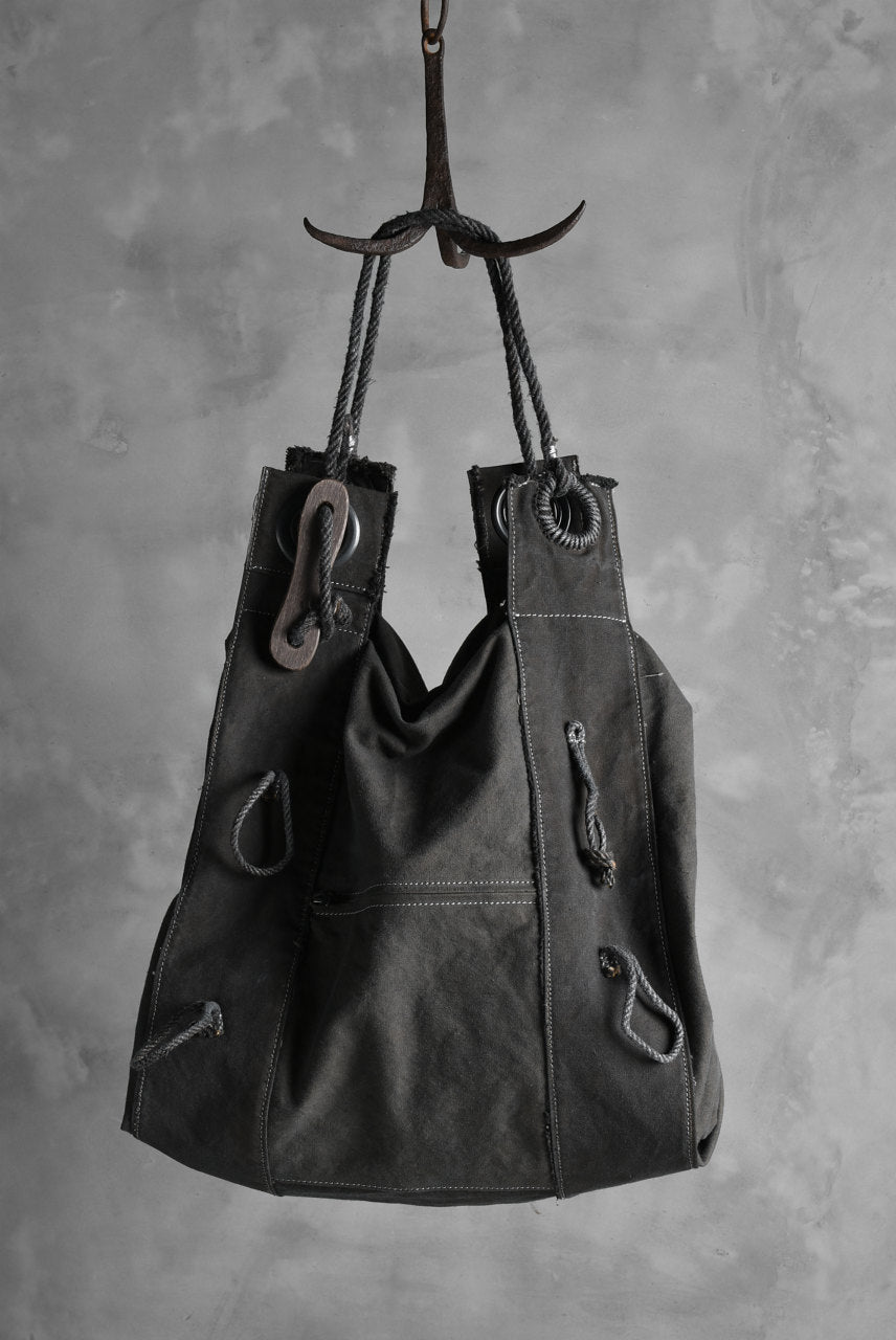 Load image into Gallery viewer, BACKLASH REMAKE LINE ARMY TENT CANVAS BAG