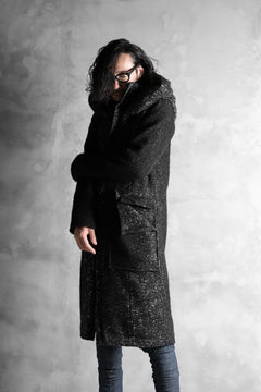 画像をギャラリービューアに読み込む, PAL OFFNER PADDED HOODNECK COAT (TWEEDY MELANGE)