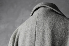 画像をギャラリービューアに読み込む, sus-sous foot guards great coat / W100 Harris melton raised washer (TOP GREY BEIGE)