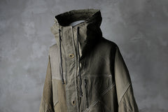 画像をギャラリービューアに読み込む, BACKLASH x LOOM exclusive RECONSTRUCTIVE HOODED JACKET / VINTAGE MILITARY CANVAS