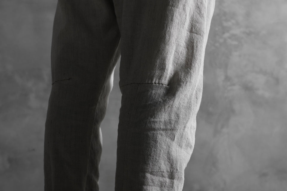 画像をギャラリービューアに読み込む, masnada PANTA BAGGY VAN 6POCKETS / CRUMPLED LINEN COTTON (CHALK)
