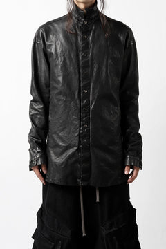 Load image into Gallery viewer, ISAMU KATAYAMA BACKLASH RELAXY LEATHER SHIRT-JACKET / ITALY SHOULDER 0.6mm