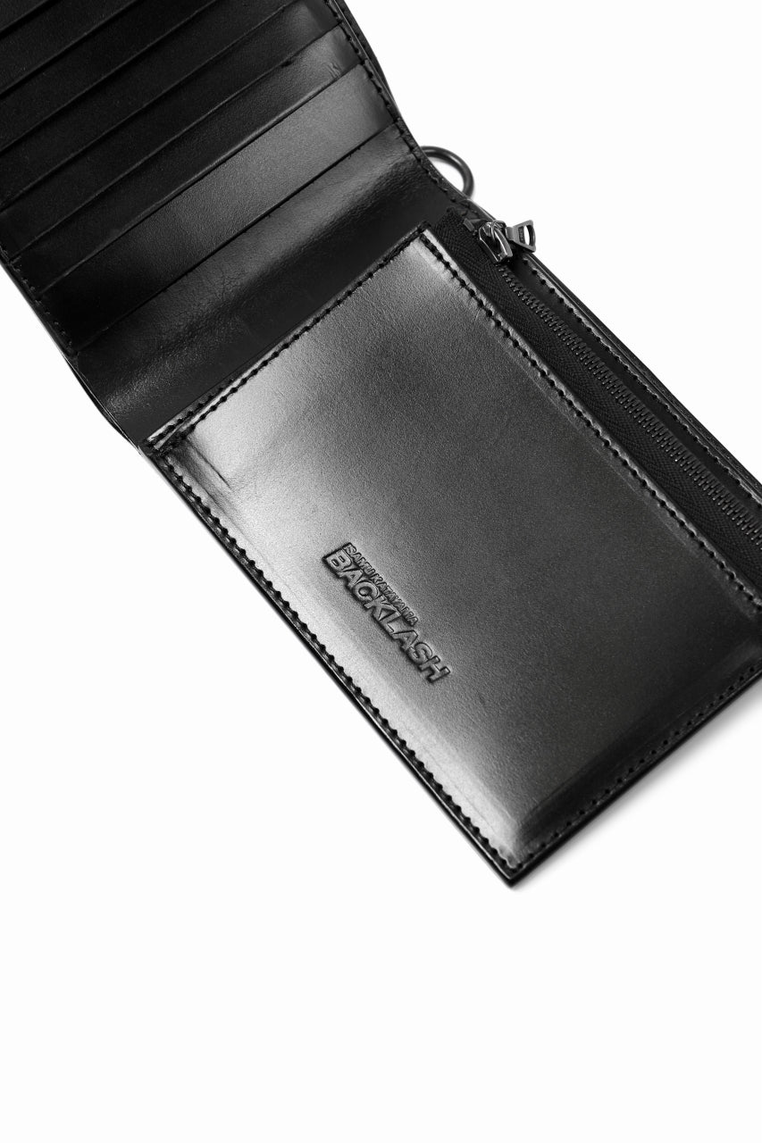 Load image into Gallery viewer, ISAMU KATAYAMA BACKLASH BILLFOLD WALLET / BRIDLE LEATHER (BLACK)