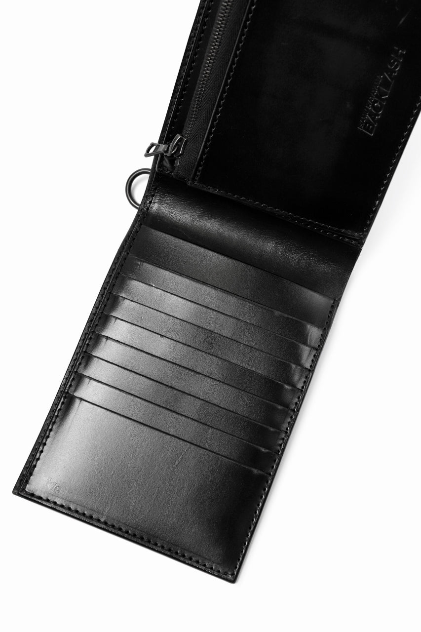 Load image into Gallery viewer, ISAMU KATAYAMA BACKLASH BILLFOLD WALLET / BRIDLE LEATHER (BLACK)