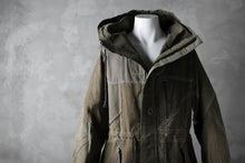 画像をギャラリービューアに読み込む, BACKLASH x LOOM exclusive RECONSTRUCTIVE HOODED JACKET / VINTAGE MILITARY CANVAS