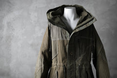 画像をギャラリービューアに読み込む, BACKLASH x LOOM exclusive RECONSTRUCTIVE HOODED JACKET / VINTAGE MILITARY CANVAS