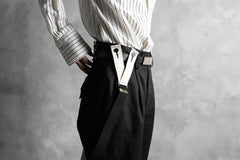 画像をギャラリービューアに読み込む, KLASICA SUS UK MARINE SUSPENDER / BELGIUM GEVAERT© RUBBER (BLACK)