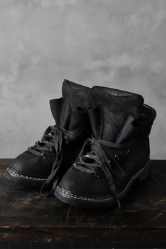 画像をギャラリービューアに読み込む, A DICIANNOVEVENTITRE A1923 Norwegian Laced Boots SH2 / Cavallo Oilo (NERO)