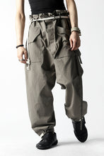 画像をギャラリービューアに読み込む, ISAMU KATAYAMA BACKLASH WIDE TAPERED PANTS / SALT SHRINKAGE TYPEWRITER CLOTH
