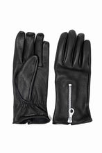 画像をギャラリービューアに読み込む, ISAMU KATAYAMA BACKLASH SMOOTH DEERSKIN ZIPPER GLOVE (BLACK)