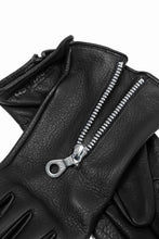 画像をギャラリービューアに読み込む, ISAMU KATAYAMA BACKLASH SMOOTH DEERSKIN ZIPPER GLOVE (BLACK)