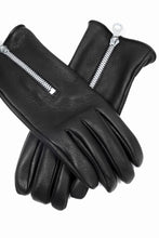 画像をギャラリービューアに読み込む, ISAMU KATAYAMA BACKLASH SMOOTH DEERSKIN ZIPPER GLOVE (BLACK)