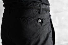 Load image into Gallery viewer, blackcrow high density cotton banana shape trousers (BLACK)