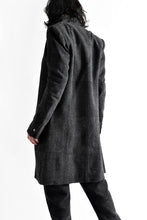 Load image into Gallery viewer, blackcrow standcollar tailorcoat (wool dark check)