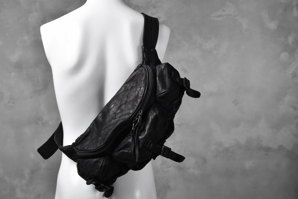 Load image into Gallery viewer, ISAMU KATAYAMA BACKLASH "DoubleShoulder" MIL-BAG (BLACK)