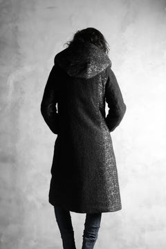画像をギャラリービューアに読み込む, PAL OFFNER PADDED HOODNECK COAT (TWEEDY MELANGE)
