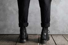 画像をギャラリービューアに読み込む, KLASICA MORROW HIGH RISE 3 TUCKED TAPERED TROUSERS / CHINO CLOTH (BLACK)