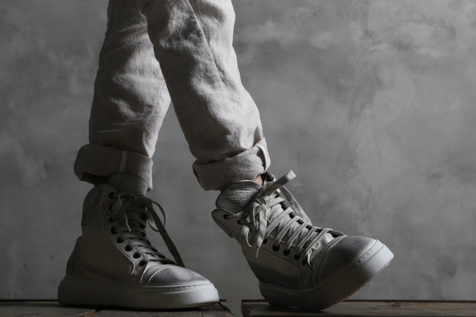 画像をギャラリービューアに読み込む, masnada PANTA BAGGY VAN 6POCKETS / CRUMPLED LINEN COTTON (CHALK)