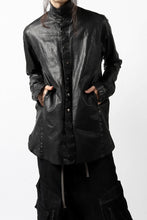 Load image into Gallery viewer, ISAMU KATAYAMA BACKLASH RELAXY LEATHER SHIRT-JACKET / ITALY SHOULDER 0.6mm