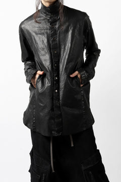 Load image into Gallery viewer, ISAMU KATAYAMA BACKLASH RELAXY LEATHER SHIRT-JACKET / ITALY SHOULDER 0.6mm