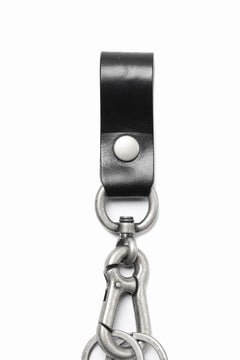 Load image into Gallery viewer, ISAMU KATAYAMA BACKLASH KEY HOLDER / BRIDLE LEATHER (BLACK)