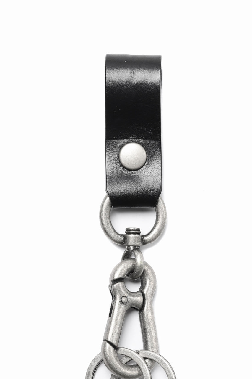 Load image into Gallery viewer, ISAMU KATAYAMA BACKLASH KEY HOLDER / BRIDLE LEATHER (BLACK)