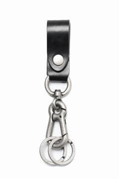 Load image into Gallery viewer, ISAMU KATAYAMA BACKLASH KEY HOLDER / BRIDLE LEATHER (BLACK)
