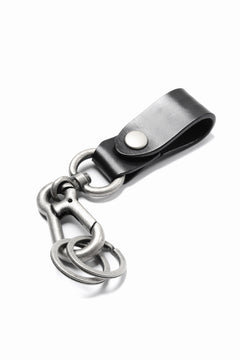 Load image into Gallery viewer, ISAMU KATAYAMA BACKLASH KEY HOLDER / BRIDLE LEATHER (BLACK)
