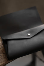 Load image into Gallery viewer, ISAMU KATAYAMA BACKLASH LONG FOLD WALLET / GUIDI OILED-CALF (BLACK)