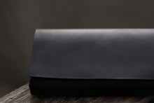 Load image into Gallery viewer, ISAMU KATAYAMA BACKLASH LONG FOLD WALLET / GUIDI OILED-CALF (BLACK)