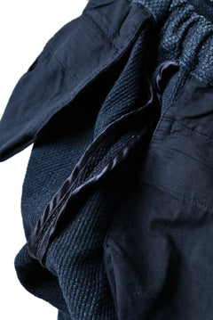 画像をギャラリービューアに読み込む, COLINA SASHIKO CURVED TROUSERS (INDIGO)