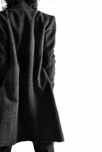 Load image into Gallery viewer, blackcrow standcollar tailorcoat (wool dark check)