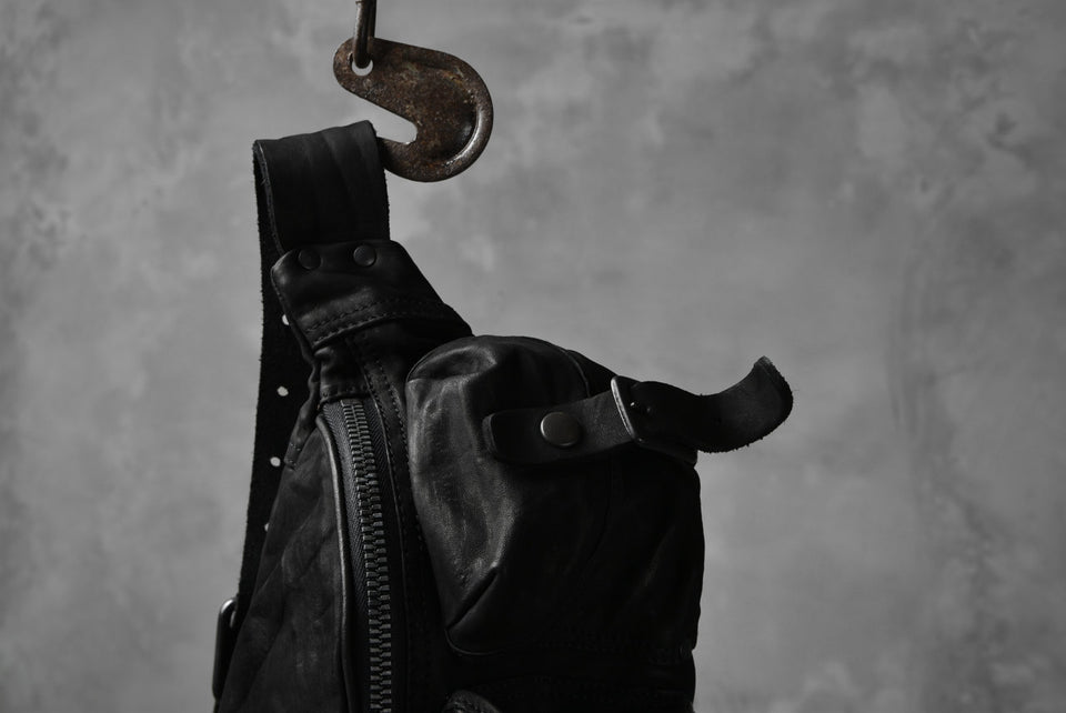 Load image into Gallery viewer, ISAMU KATAYAMA BACKLASH "DoubleShoulder" MIL-BAG (BLACK)
