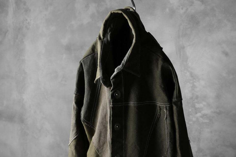 画像をギャラリービューアに読み込む, BACKLASH x LOOM exclusive RECONSTRUCTIVE COAT / VINTAGE MILITARY CANVAS