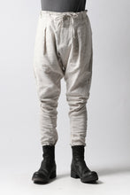 画像をギャラリービューアに読み込む, masnada PANTA BAGGY VAN 6POCKETS / CRUMPLED LINEN COTTON (CHALK)