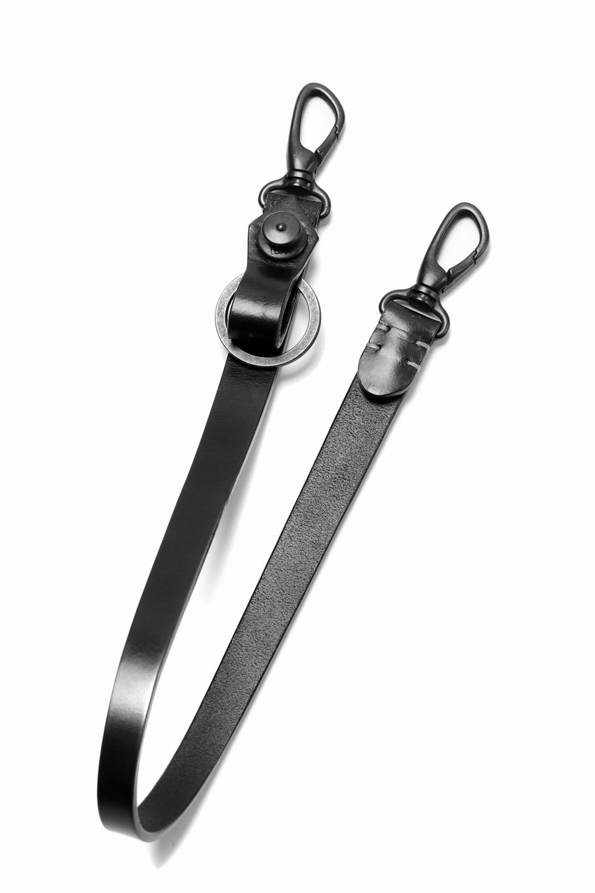 Load image into Gallery viewer, ISAMU KATAYAMA BACKLASH ATTACHMENT CORD / BRIDLE LEATHER (BLACK)